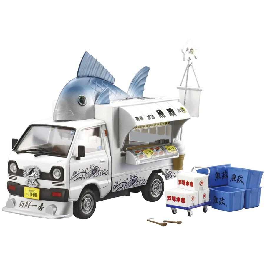 青島文化教材社(AOSHIMA) 1/24 移動販売シリーズ No.1 魚屋さん