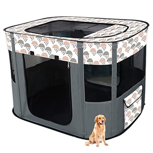 Benebomoペットサークル 犬ケージ 長方形 折りたたみサークル ペットさ
