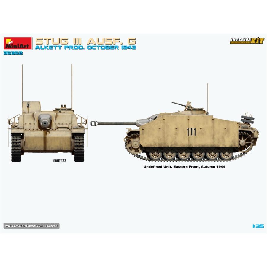 ミニアート 1/35 ドイツ 3号突撃砲 Ausf.G 1943年10月 アルケット社製 フルインテリア プラモデル MA35352_5