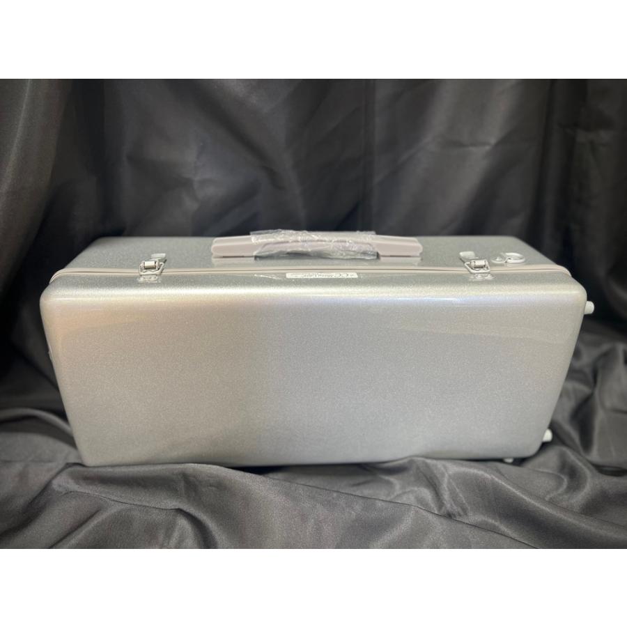 C.C.シャイニーケース II トランペットダブルケース シルバー(グレー