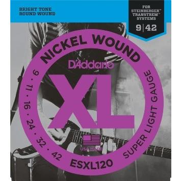 エレキギター弦 ダダリオ ESXL120 D'Addario スタインバーガー用ダブル