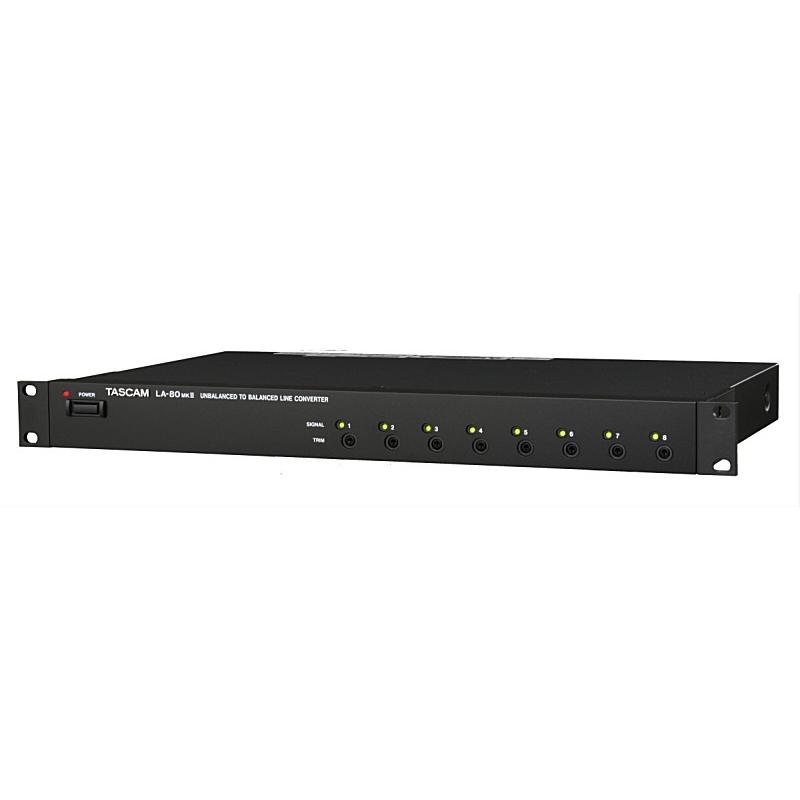 TASCAM タスカム LA-80MKII アンバランス/バランスラインコンバーター