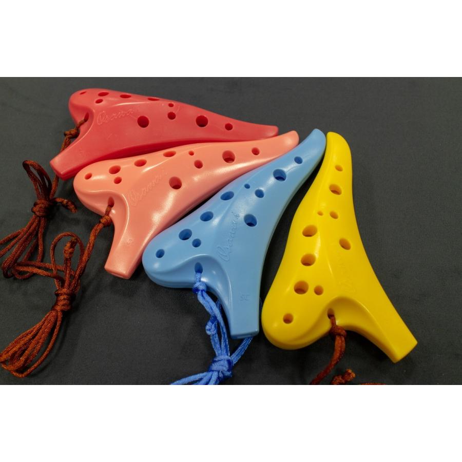 オオサワプラスチックオカリナ ソプラノC調 空色 : 大谷楽器