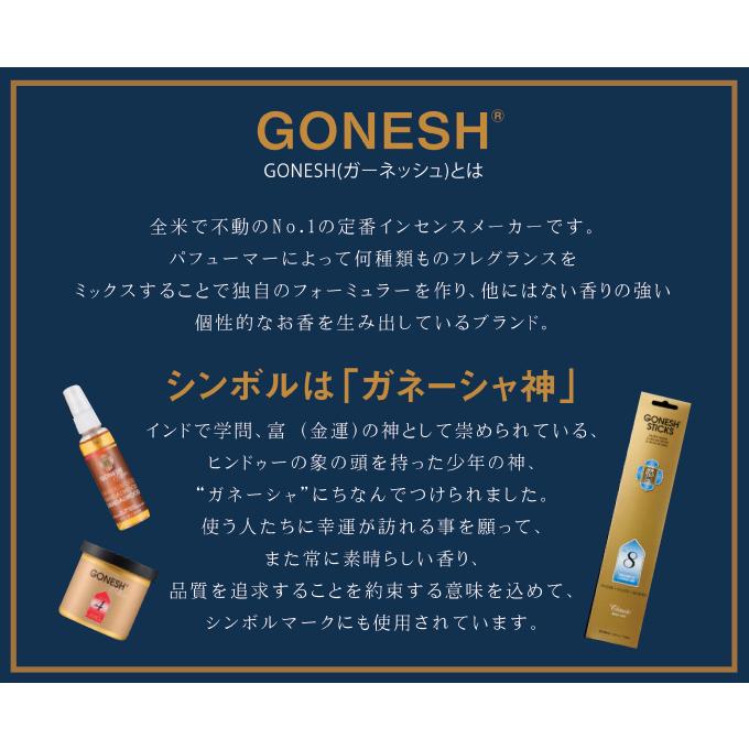 柔軟剤 GONESH ガーネッシュ ウルトラソフナー No.8 柔軟剤 10個組 インセンス フレグランス柔軟剤 アロマ 洗濯 衣類 お香の画像