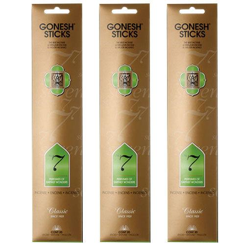 お香 アロマ GONESH ガーネッシュ スティック No7 20本入り×3個 御香 アロマスティック インセンス  リラックス 癒し 香り 芳香 匂い | GONESH