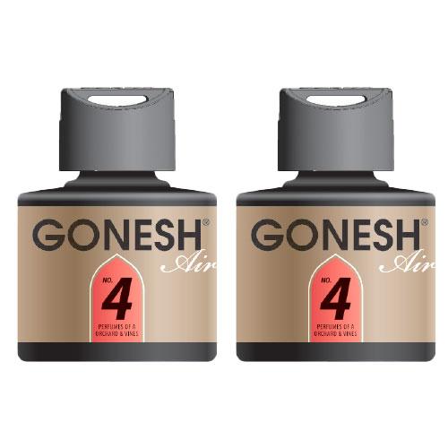 車 芳香剤 GONESH ガーネッシュ No4 2個組 芳香剤 お香 フレグランス リキッドエアフレッシュナー カーフレグランス 部屋 置き型 | GONESH