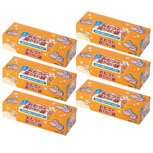 【送料無料】おむつが臭わない袋BOS　大人用　Lサイズ　90枚入×20袋 防臭袋 BOS おむつがにおわない袋 大人用Lサイズ 90枚入×6個 マチ付き