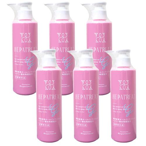 ヘパトリート 薬用オールインワンジェル 6本組 大容量ポンプタイプ