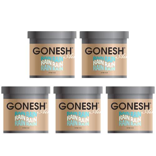 車 芳香剤 置き型 GONESH ガーネッシュ RAIN 5個 レイン 固形ゲル芳香剤 部屋用 フレグランス エアフレッシュナー ジェル カーフレグランス others | GONESH