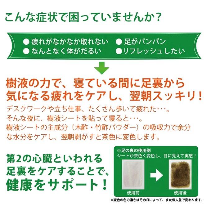 樹液シート 足裏シート 足裏樹液シート よもぎ 36枚×10個 足すっきり