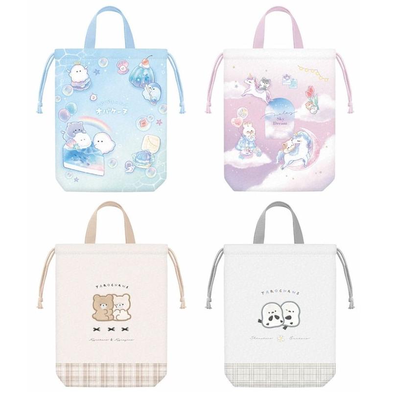 シューズバッグ 上履き入れ 女の子 オバケーヌ シューズケース 巾着