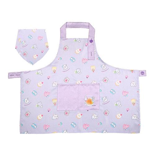 子供 エプロン 三角巾セット 女の子 キッズ 幼稚園 保育園 小学校 低