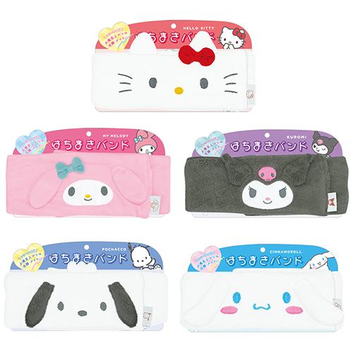 sanrio（サンリオ） 爆買week! タオルヘアバンド 洗顔 キャラクター 面