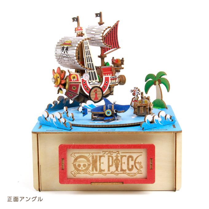 木製立体パズル ki-gu-mi one pieceワンピース 麦わらの一味 オルゴール付き 3Dウッドパズル 組み立てキット 知育玩具｜otasuke｜09