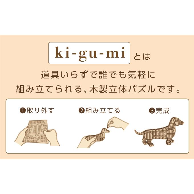 木製立体パズル ki-gu-mi 熊本城 くまモンプレート付き 3Dウッドパズル 組み立てキット 知育玩具 |  | 03