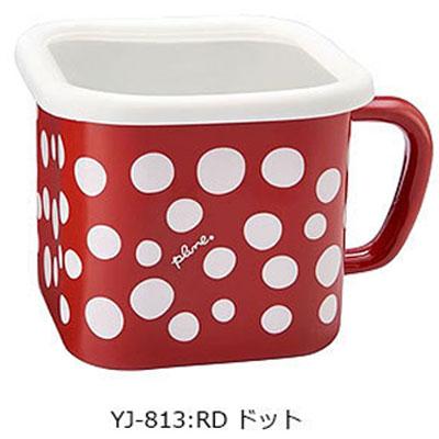 ホーローマルチスクエアーポット 保存容器 味噌ポット キャニスター IH