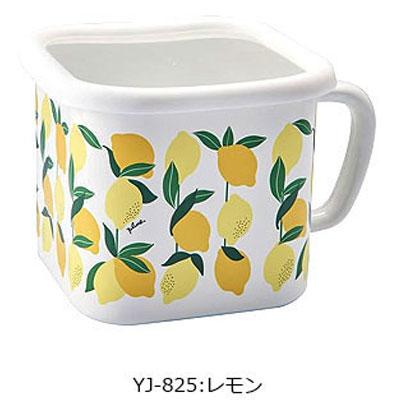 ホーローマルチスクエアーポット 保存容器 味噌ポット キャニスター IH