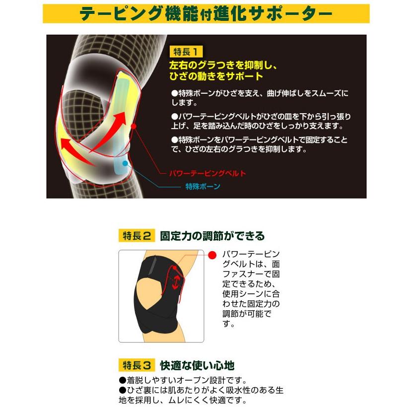 バンテリン 膝サポーター 加圧サポーター ひざ固定サポーター 膝 テーピング サポーター | バンテリンコーワ | 01