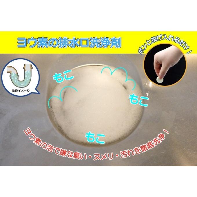 ヨウ素の排水口洗浄剤 ２０錠 排水溝 排水パイプ 掃除 洗浄 除菌 生活通販お助け隊 通販 Yahoo ショッピング