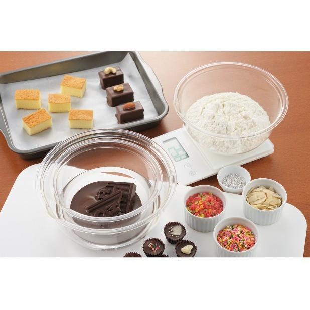 電子レンジ対応 耐熱ボウル3点セット 17cm19cm21cm 透明 ガラスより