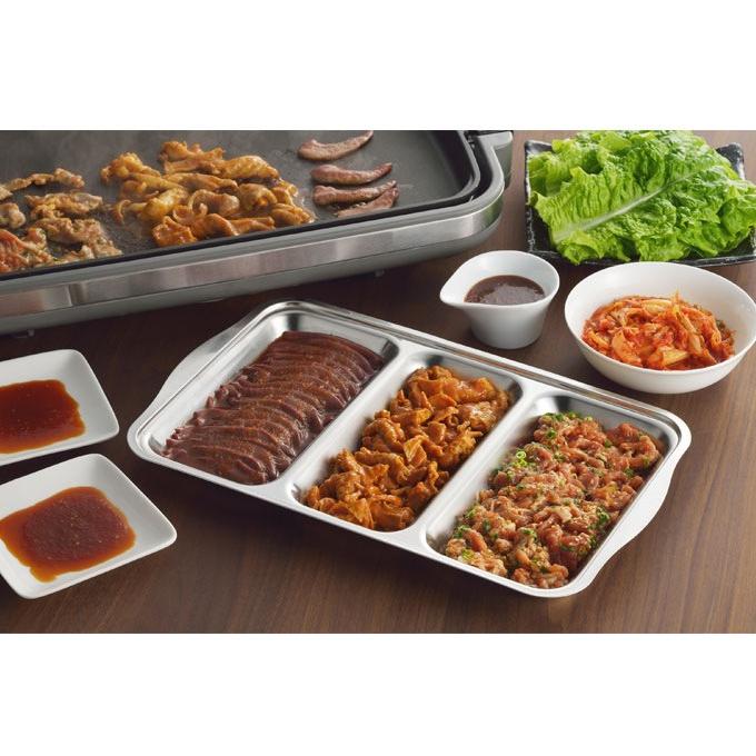 日本製 ステンレス製バット 調理バット3連深型 とんかつ 揚げ物バット