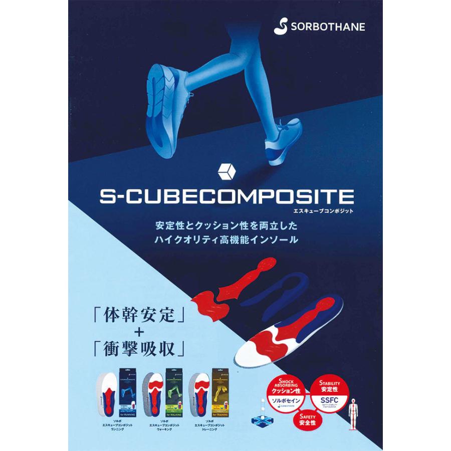 インソール 衝撃吸収 ソルボ S Cube コンポジットトレーニング 送料無料 超安い 中敷き スポーツ レディース メンズ
