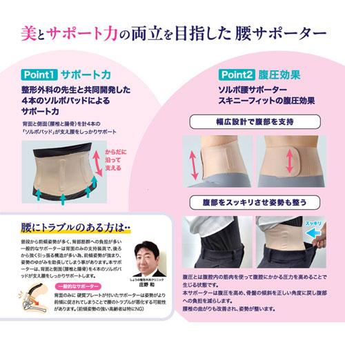 SORBOTHANE ソルボ 腰サポーター スキニーフィット 薄型 腰用