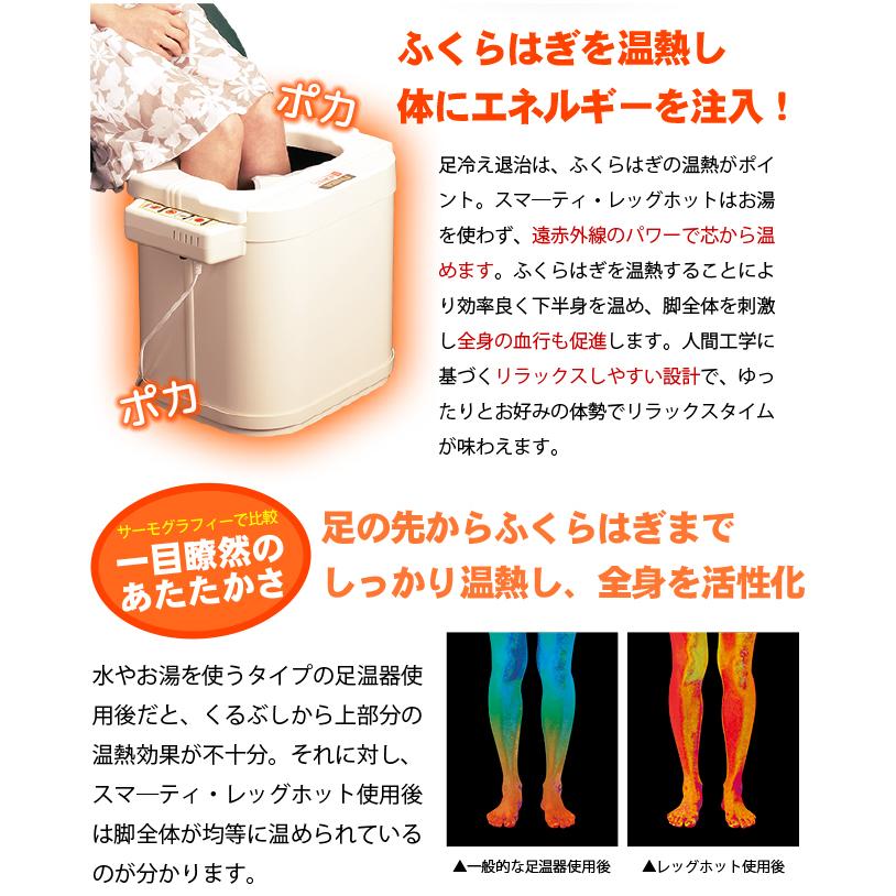 フジカ スマーティ レッグホット LH-2型 足温器 脚温器 足湯器 遠