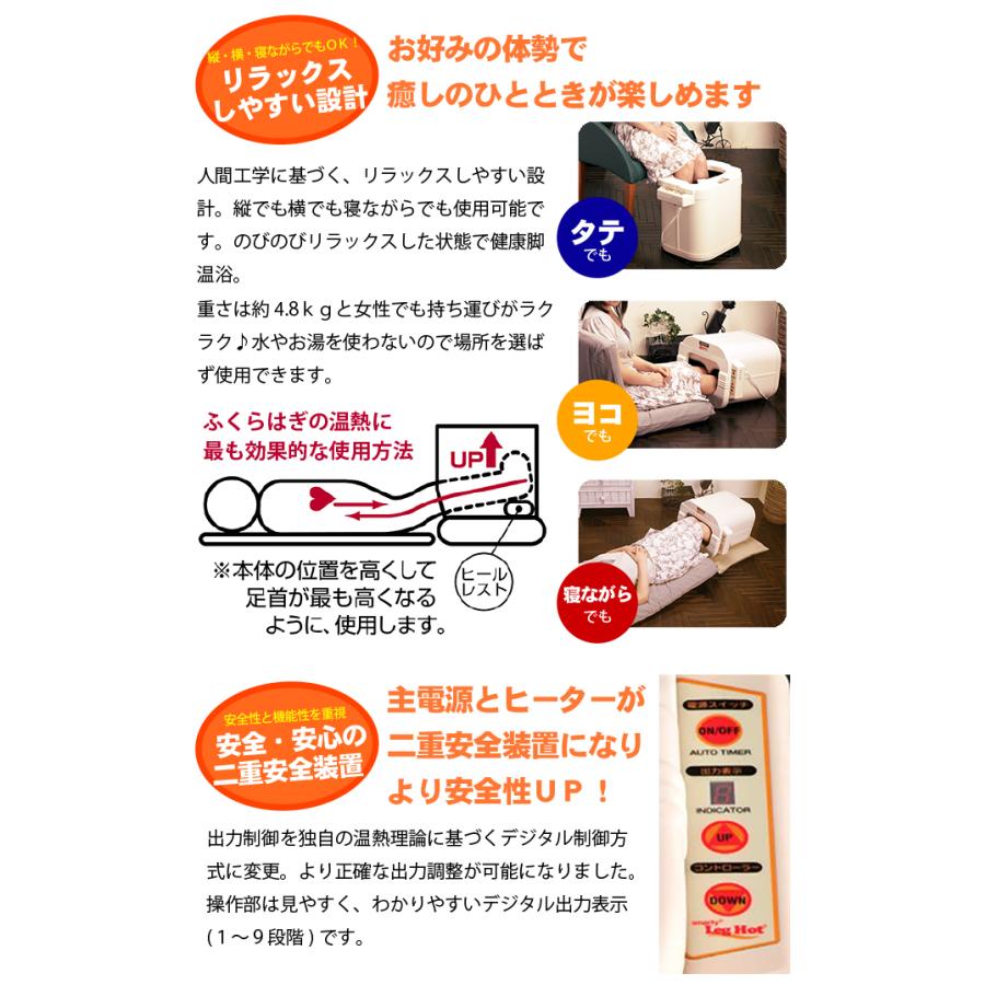 フジカ スマーティ レッグホット LH-2型 足温器 脚温器 足湯器 遠