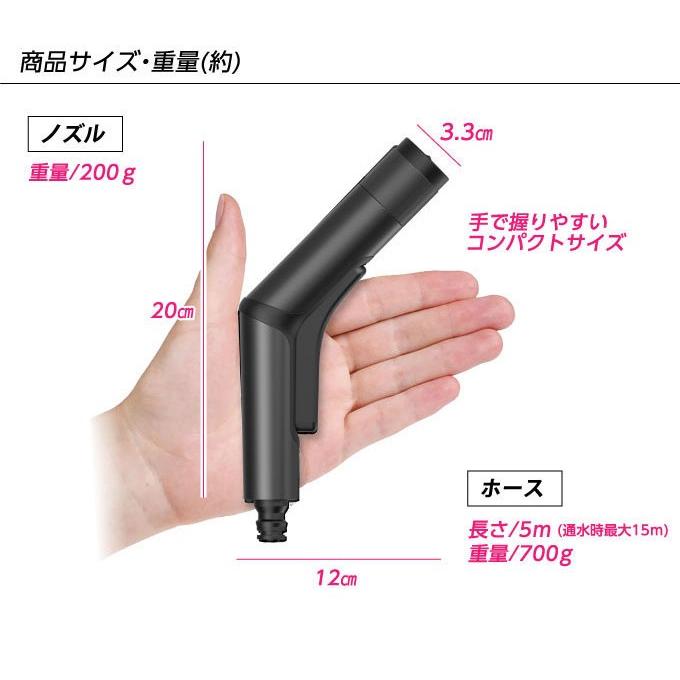 ハイドロ #6ハイプレッシャーホース5m×2本と1.5m2本 ハイウォッシャー SL-05 高圧洗浄ホース 高圧洗浄 高圧散水 散水ホース