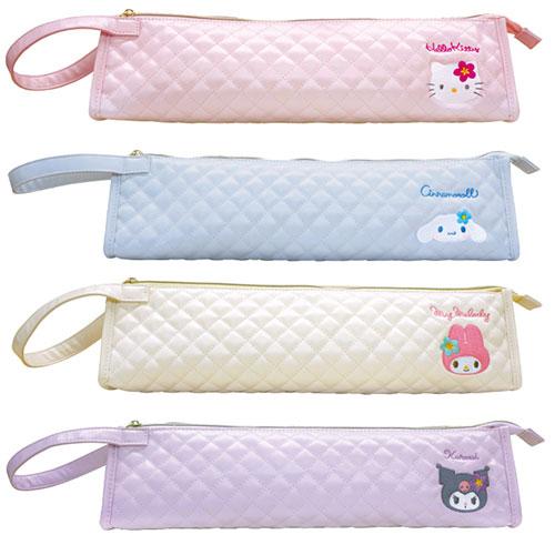 サンリオ耐熱ヘアアイロンポーチ 2本入る大型ポーチ 吊り下げ用ループ付きヘアアイロンカバー クロミ マイメロディ キティ | sanrio