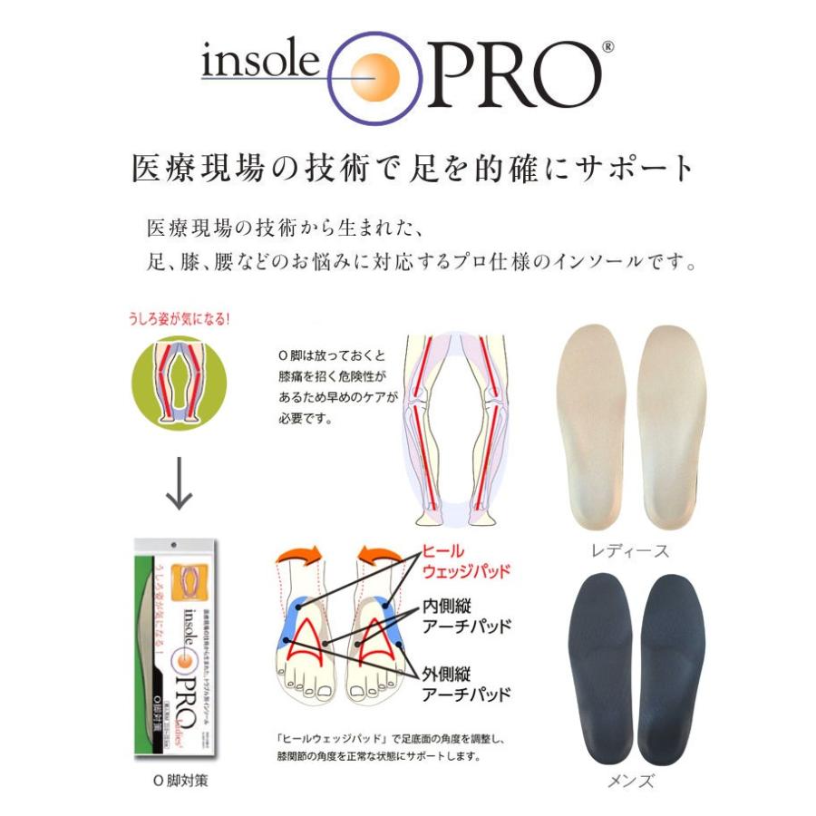 村井 インソールプロ O脚対策インソール 男性用 膝インソール ひざ用 メンズ 靴中敷き シューズフィット |  | 02