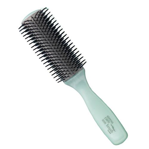 ヘアブラシ マイナスイオンブラシ ストレスケアイオンブラシ くせ毛 縮