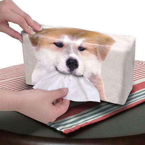 ティッシュケース 秋田犬 ティッシュカバー ボックスカバー 卓上 ティッシュカバー かわいい 犬雑貨 犬グッズ 生活通販お助け隊 通販 Yahoo ショッピング