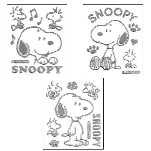 SNOOPY（スヌーピー） 3D立体ステッカー バイク 車 シール エンブレム 