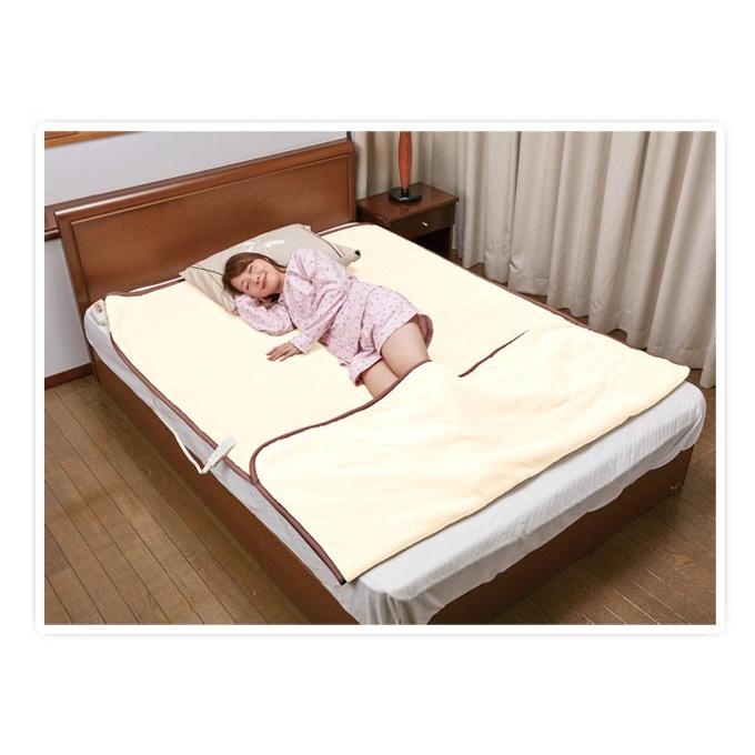 電気毛布 足入れポケット付き フランネル電気毛布 掛敷兼用 12時間で自動停止 2時間タイマー付き 足ポケット 電気毛布 あったかマット 足入れマット | ON-LIFE | 03