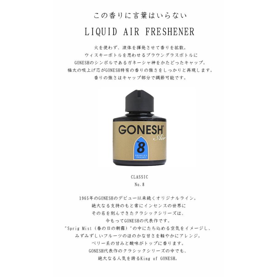 GONESH（ガーネッシュ） 車 芳香剤 No8 芳香剤 お香 フレグランス