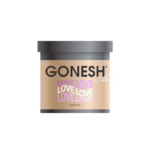 車 芳香剤 置き型 GONESH ガーネッシュ LOVE ラブ 固形ゲル芳香剤 部屋用 フレグランス エアフレッシュナー ジェル カーフレグランス others | GONESH