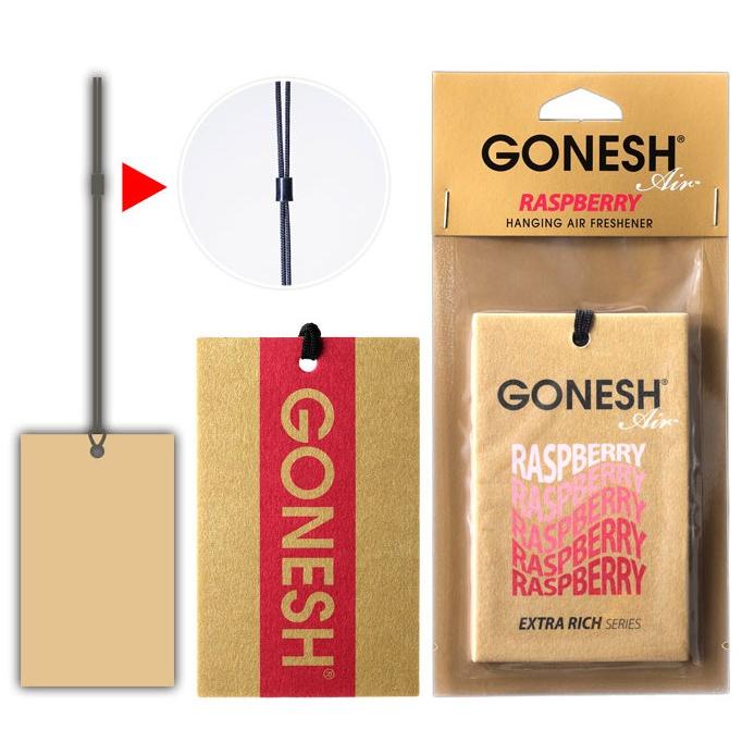 車 芳香剤 GONESH ガーネッシュ ハンキングエアフレッシュナー ラズベリー ペーパーフレグランス 吊り下げ カーフレグランスペーパー |  | 02