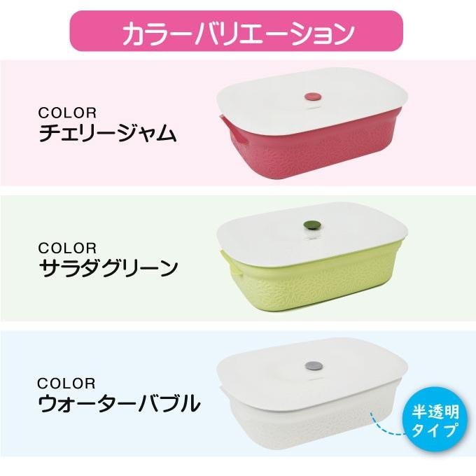 密閉保存容器 すのこ付き 冷凍可能 レンジ ワンプッシュ マハロ