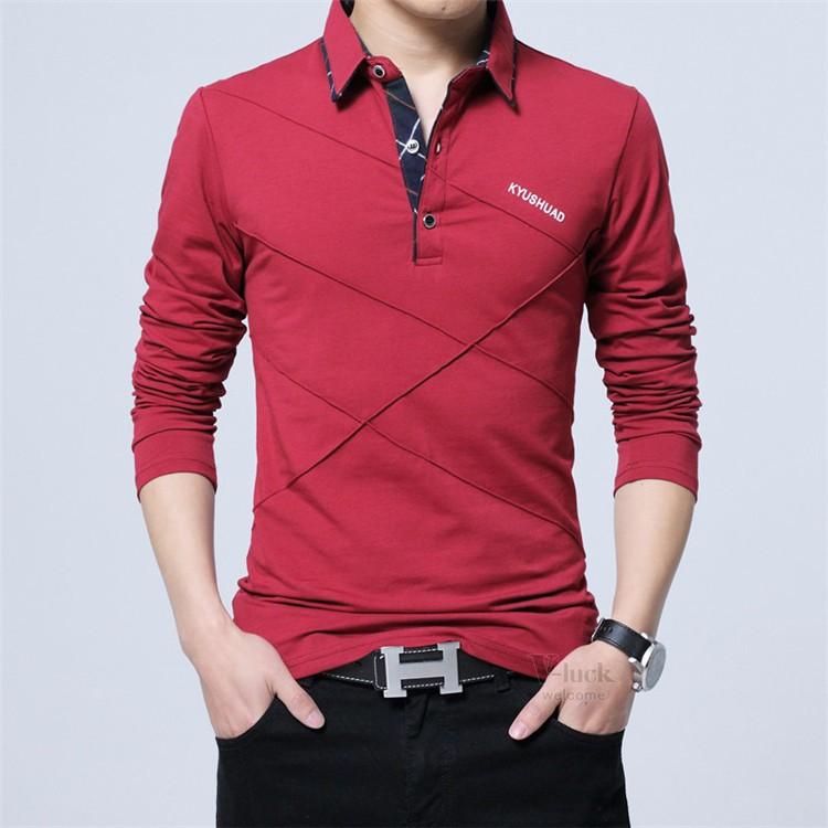 ポロシャツ メンズ ビジネス 長袖 ゴルフシャツ Poloシャツ カジュアル スポーツ トップス Tシャツ 部屋着 Ota V Luck 通販 Yahoo ショッピング