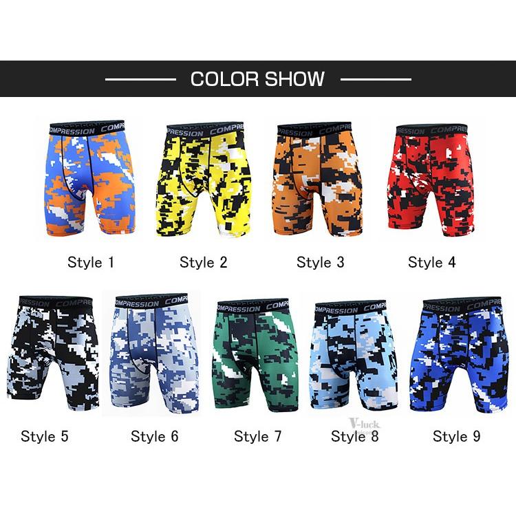 スポーツタイツ 短パン メンズ 加圧パンツ コンプレッションウェア ショートパンツ アンダー レーシングタイツ 夏 Ota V Luck 通販 Yahoo ショッピング