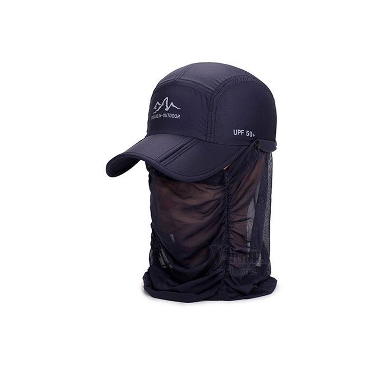 キャップ メンズ 帽子 アウトドア Uvカット 日よけ 自転車用 日焼け防止 2way 熱中症対策 紫外線 折り畳み 釣り Ota V Luck 通販 Yahoo ショッピング