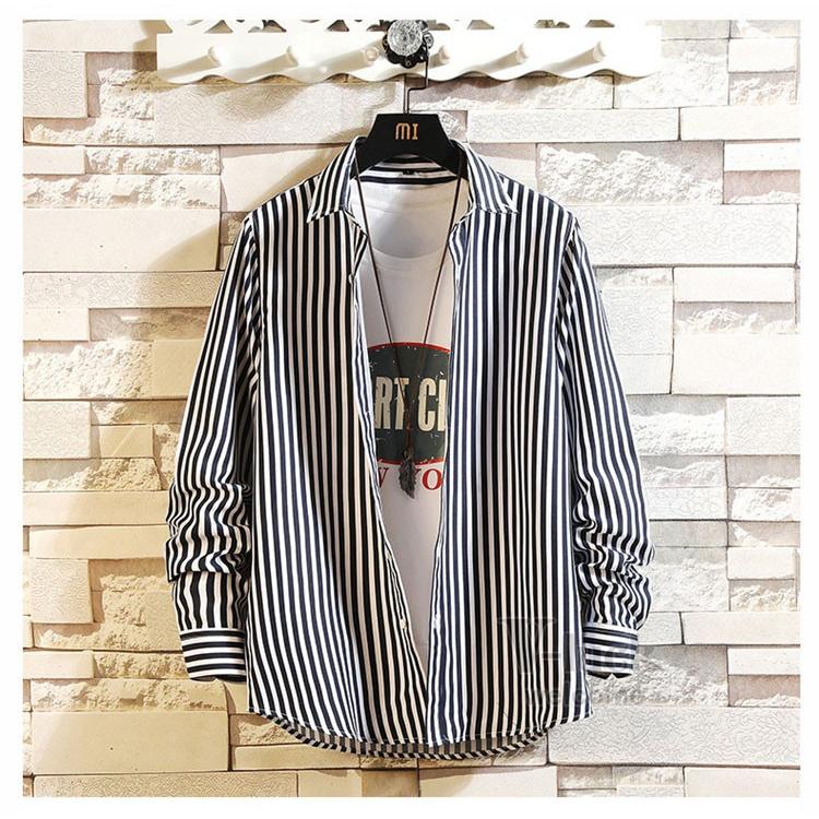 ストライプシャツ メンズ ボダンダウンシャツ 長袖シャツ カジュアル 50代ファッション ビジネス ワイシャツ スリム 春秋 |  | 09