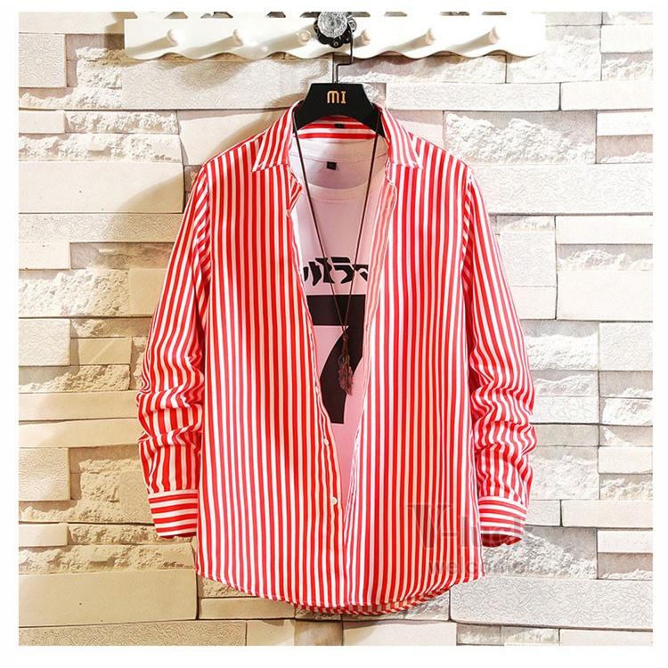 ストライプシャツ メンズ ボダンダウンシャツ 長袖シャツ カジュアル 50代ファッション ビジネス ワイシャツ スリム 春秋 |  | 12