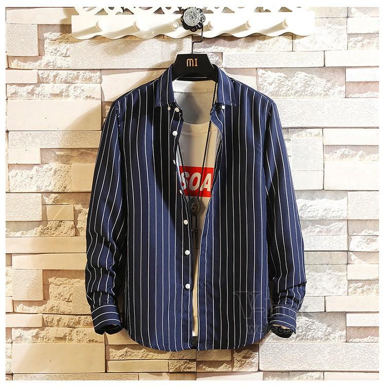 ストライプシャツ メンズ ボダンダウンシャツ 長袖シャツ カジュアル 50代ファッション ビジネス ワイシャツ スリム 春秋 |  | 14