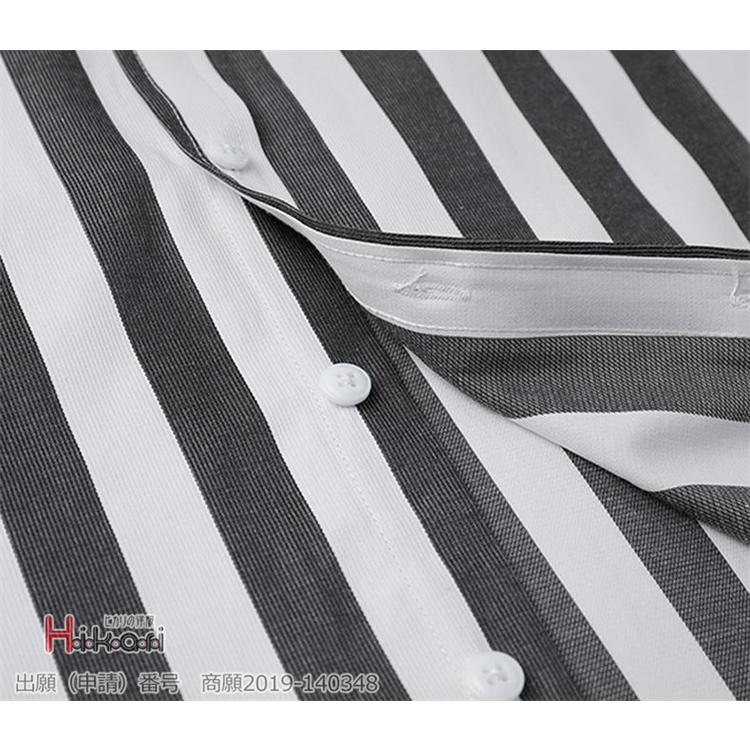 ストライプシャツ メンズ 長袖シャツ カジュアル ボダンダウンシャツ