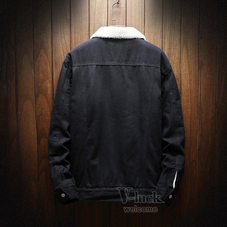 デニムジャケット メンズ レディース 裏ボアジャケット Gジャン 裏起毛