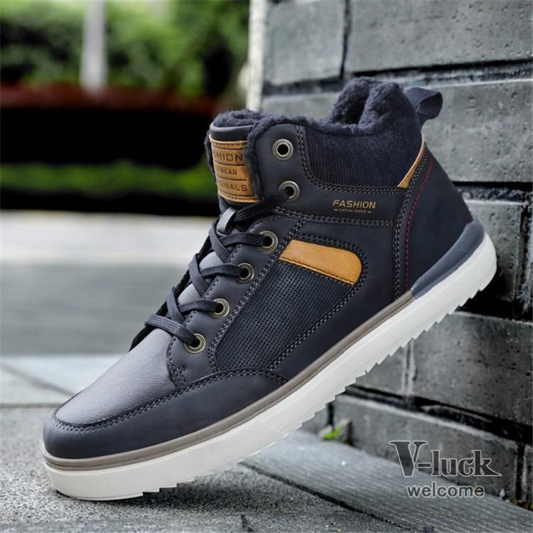 スニーカー メンズ ショートブーツ スノーブーツ 冬靴 シューズ 裏起毛 カジュアル スポーツ 防寒 Ota V Luck 通販 Yahoo ショッピング
