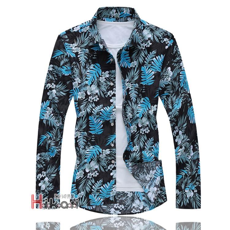 アロハシャツ メンズ 長袖シャツ カジュアルシャツ 和柄 花柄 柄シャツ 長袖 総柄 40代 50代 秋服 春秋 Ota V Luck 通販 Yahoo ショッピング